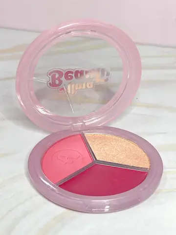 Trio de Rubores + Iluminador Pink Petal