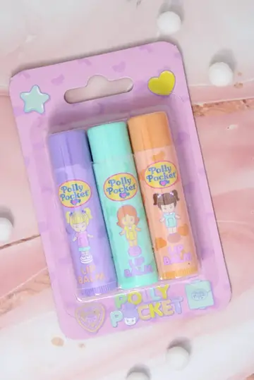 Kit Lip Balm x3 Polly Pocket
