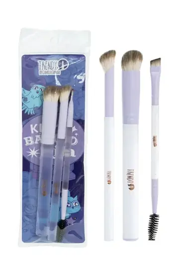 Kit Brochas Basico Lila de Trendy - Brochas