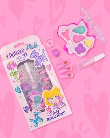 Kit de Maquillaje para Niñas Party Ballons