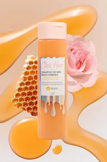 Click Hair Shampoo de Miel Brillo Intenso 300 ML