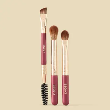 Kit x3 Brochas para Cejas y Ojos Sublime Bs06 de Atenea - Brochas
